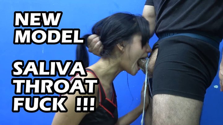 DEEP THROAT SPIT FETISH 260822HF1 INGRID SLOPPY TRAINING CAP A + FREE SHOW (HD 1
