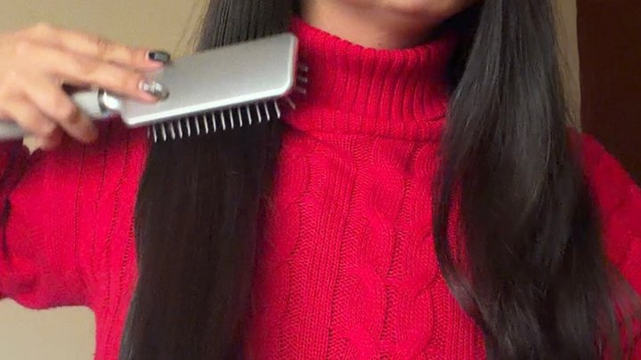 Quick makeup as I brush my long hair and chat with you