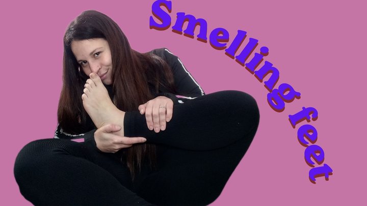 Smelling my feet after leaving the gym