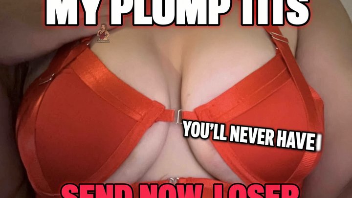 My Plump Tits You’ll Never Have – Findom Tease