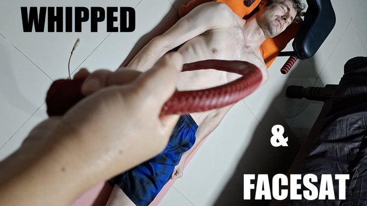 Bullwhip Torment & Yoga Legging Facesitting: Queen Nana Punishes Slave Boy Ari o