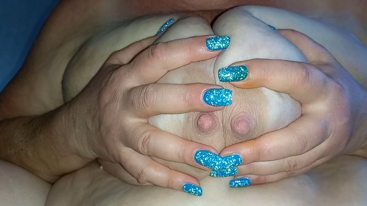 Tiny man beaten by giant tits WMV