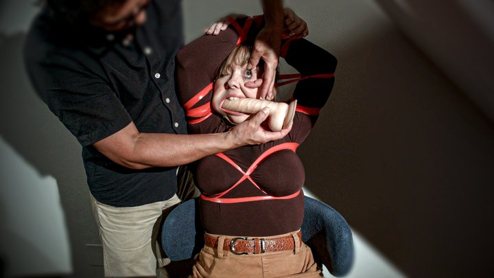 FACE FUCKED GROPED AND TAPE HUMILIATION