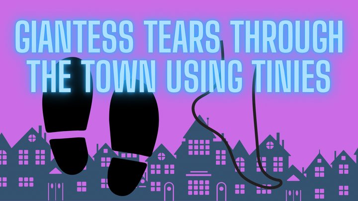 Giantess tears through town using tinies for whatever she wants! (pov)