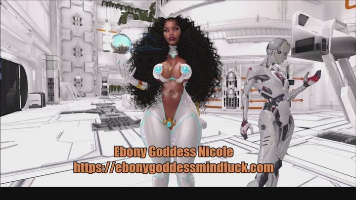 Gooning Space Opera - Ebony Interracial JOI