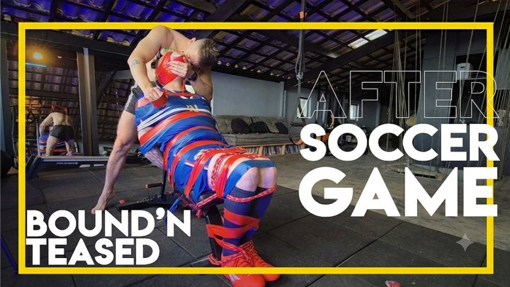 Player Tied in the Gym! (1080p) - Gay Bondage - Gay Domination - Muscle - Soccer