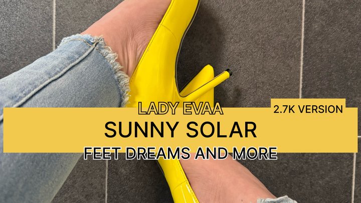 Solar Edge - Neon Pumps Golden Shine | Lady Evaa | 2,7K Version