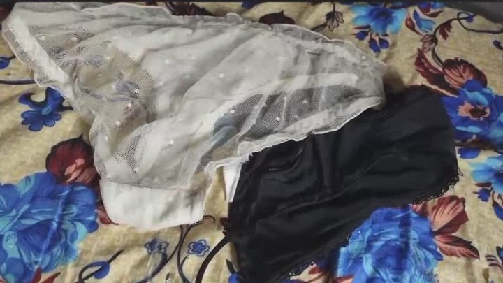 My hot girlfriend panties part 6