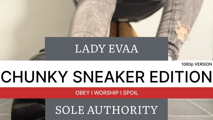 SOLE AUTHORITY - BLACK CHUNKY SNEAKERS SOCKS | LADY EVAA | 1080p Version