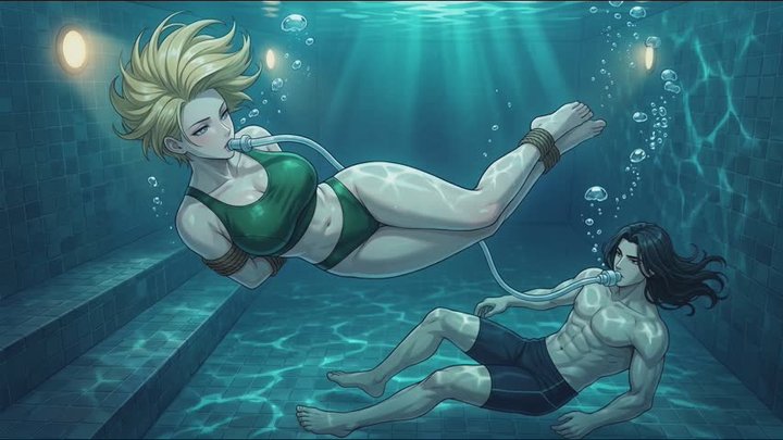 Underwater Fetish Stories #24: Hose at Thirteen Feet
