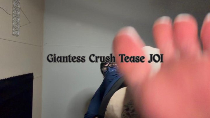 Giantess Crush Tease JOI