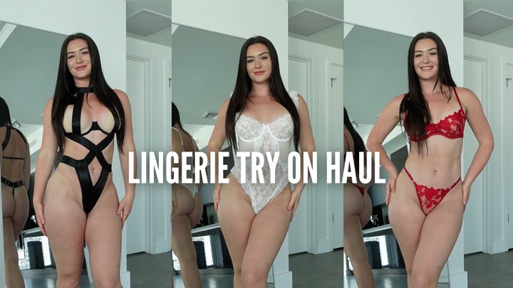 Lingerie Collection Haul in 4k