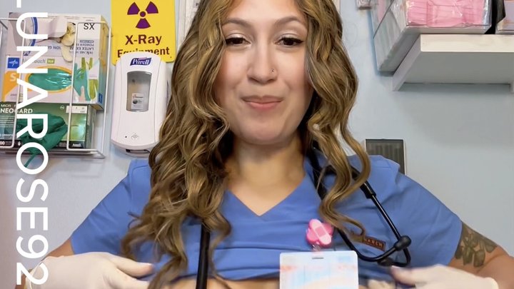 JOHNNY’S APPT WITH NAUGHTY NURSE LUNA!
