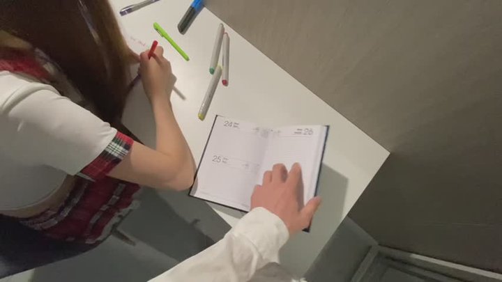 After-School Homework with a Big-Assed Classmate 18