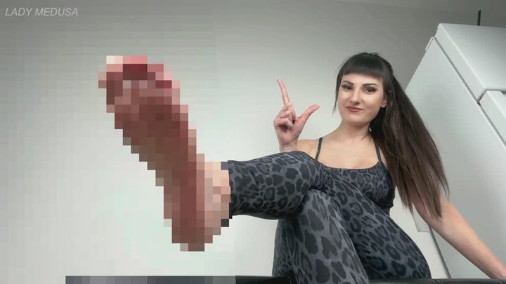 Only good boys can see and cum for my soles - ruined pixel feet JOI + sock remov