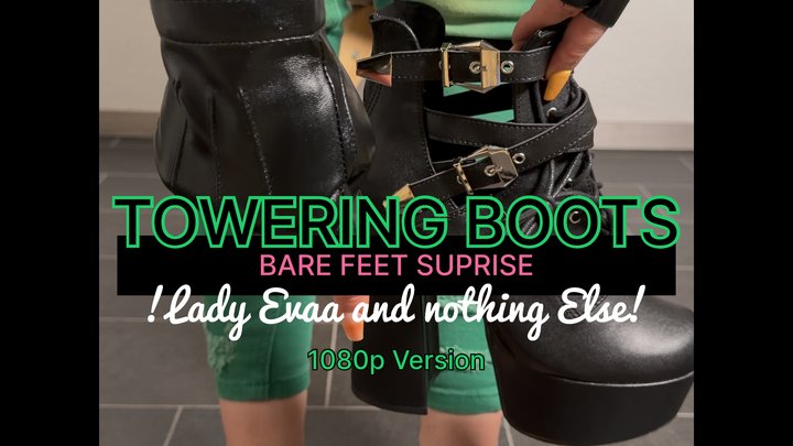 BLACK COMMAND - TOWERING BOOTS | LADY EVAA | 1080p Version