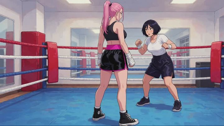 Mixed Boxing Stories #19: Pink Ponytail Rematch Rules