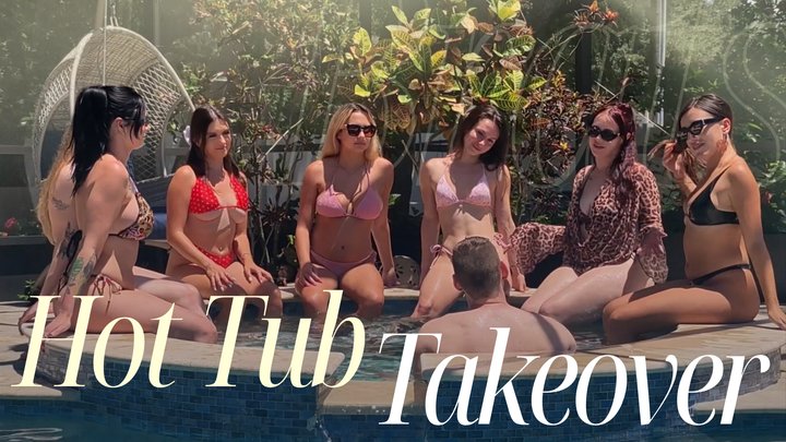 Farting Bikini Findom Gang Destroy Human Seat 4K