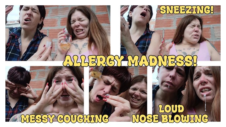 MESSY ALLERGY MADNESS OUTDOOR!