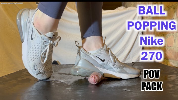 Evil Gym Bunny's Brutal 270s Crush the Cum: Ballbusting Workout 4 **POV PACK ver