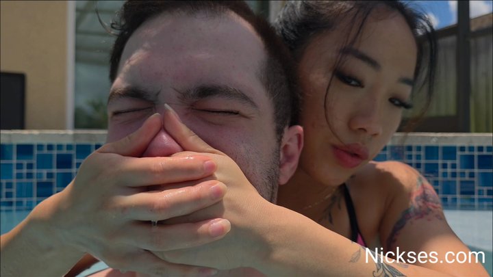 Sub Training H20 Pt 1 feat Kiara Star- 4K (Hand Over Mouth, Smother, Hand Smothe
