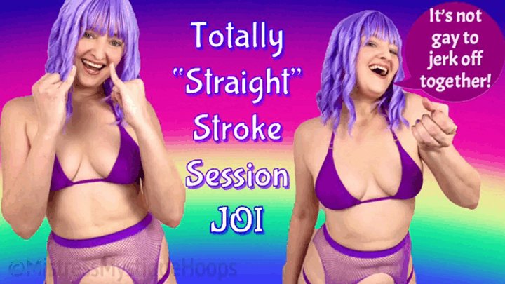 Totally Straight Stroke Session JOI - It's totally not gay to jerk off together 