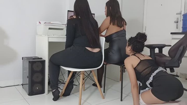 (subtittled version) PUNISHING SLUT MAID BY KIARA, BUNA PAZ AND LIA CAM BY ALINE