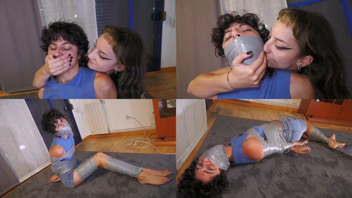 Roommate gets tied up and gagged!