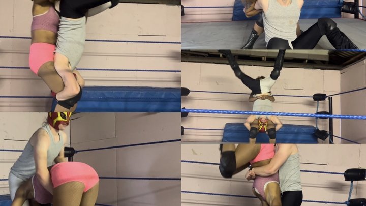 mixed wrestling piledriver match