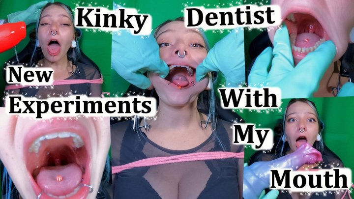 Kinky Dentist Visit: Gloved Mouth Play, Extreme Dildo Experiment & Uvula Close-U