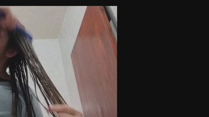 Violet toner and treatment for long hair
