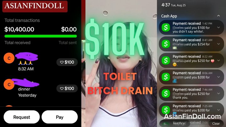 Pathetic White Toilet Bitch Owned by My Chinese Ass - 10k Wallet Drain Session