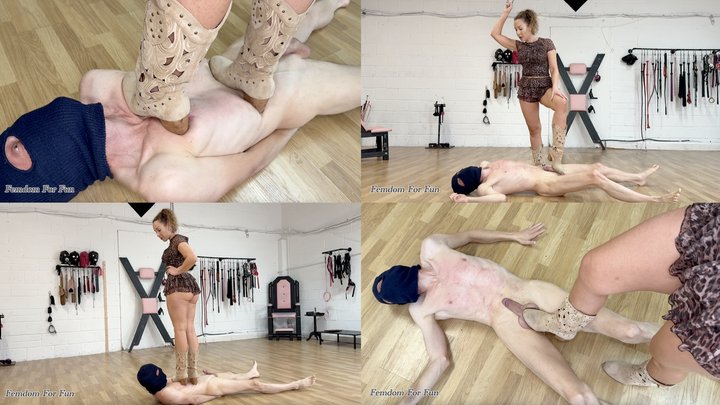 Princess Lola - Cowboy Boot Trampling and Bootjob (HD 1080p MP4)