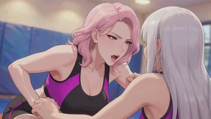Female Wrestling Stories #23B: Heated Mat Domination Confession (Animated)