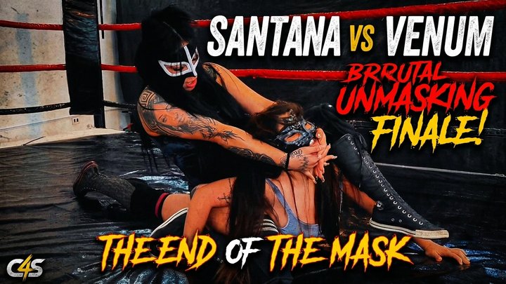 SANTANA vs VENUM: Masked Lucha Libre Wrestling, Bodyscissors & Dramatic Unmaskin