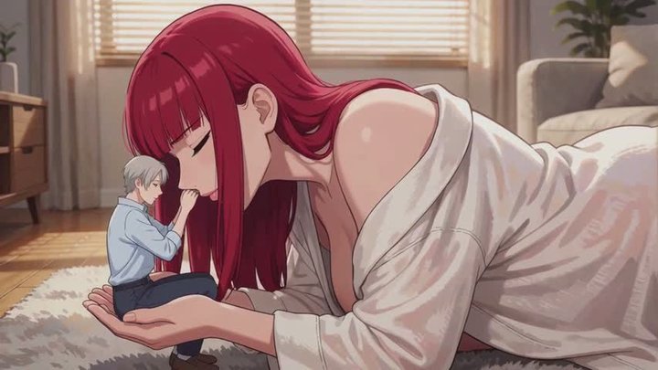 Giantess Stories #20B: My Tiny Boyfriend Became My Favorite Living Toy (Animated