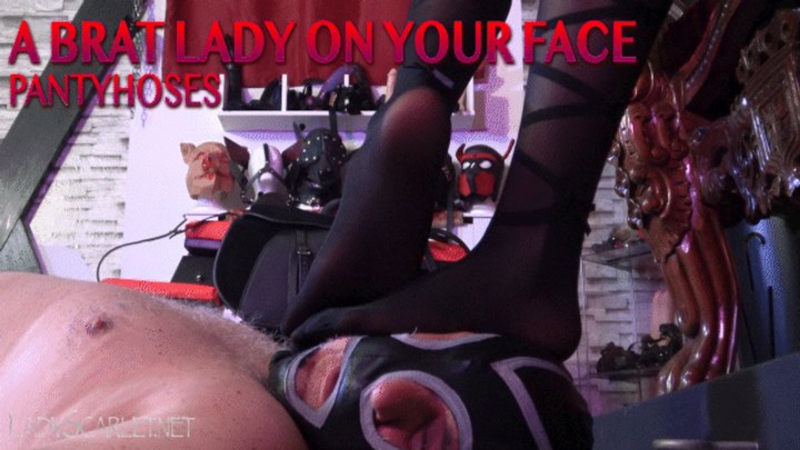 LADY SCARLET - A BRAT LADY ON YOUR FACE - PANTYHOSES