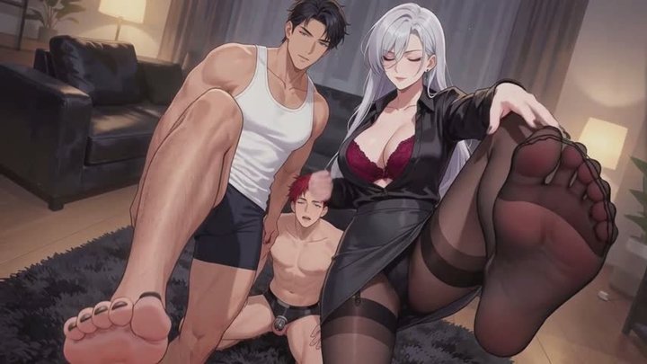 Male Feet Stories #13B: Confessions of His Place Beneath Real Men (Animated)