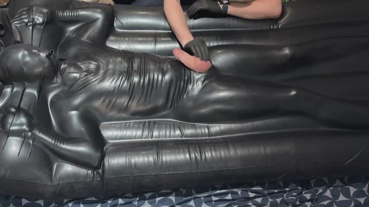 BoundTheo trapped in a vacbed and edged mercilessly