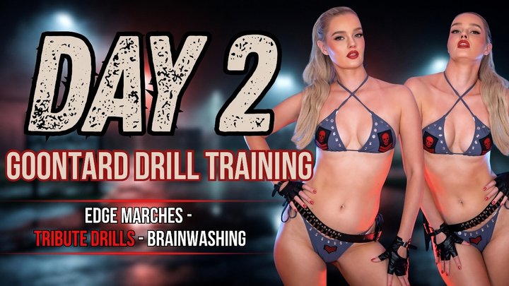 FINDOM GOONTARD BOOTCAMP: DAY 2 - GOONTARD DRILL TRAINING