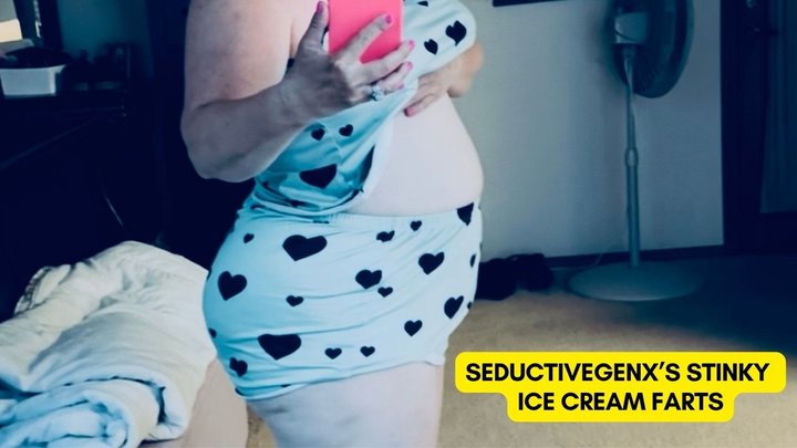 StepMommy SeductiveGenX Wakes Up with a Massive Bloated Morning Belly After Her 