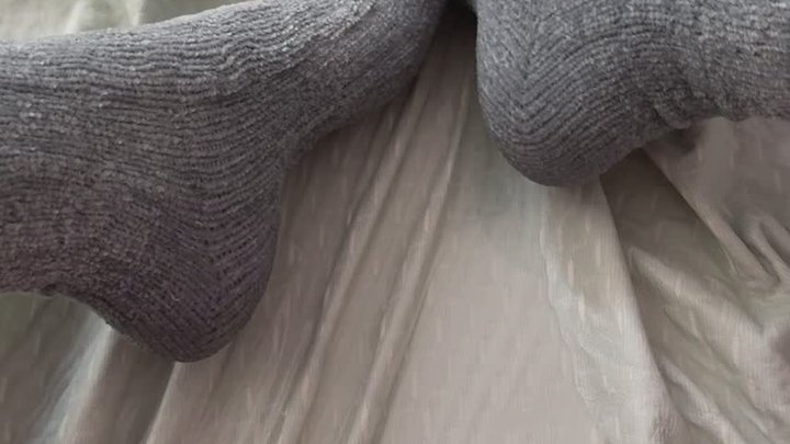 POV: Pissing on my socks and playing in my pee puddle
