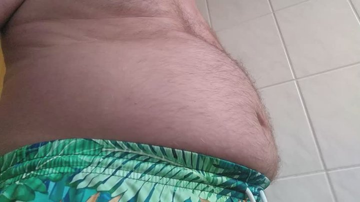 Look at my big beautiful belly and hear the belly sounds