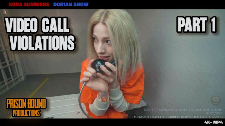 Video Call Infractions Part 1 -POV: a prison inmate calls her boyfriend on a vid