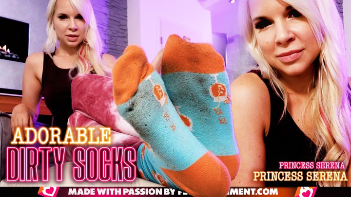 My Musty, Adorable Sweat-Soaked Socks - Princess Serena - 4K UHD MP4