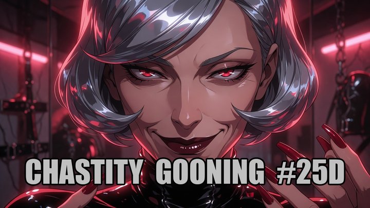 Chastity Gooning #25D: Locked Forever Under My Key (Animated, Music, Text)