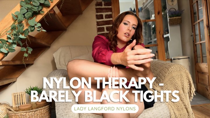 Nylon Therapy - Your Barely Black Tights Obsession