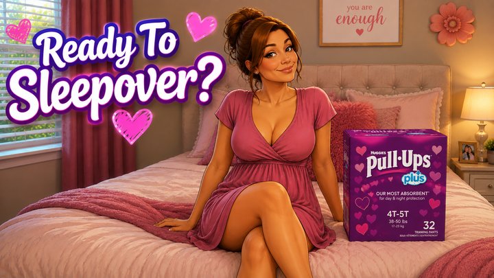 Diapered By Your Friend's Mom Before You Spend The Night! | ABDL Scenario