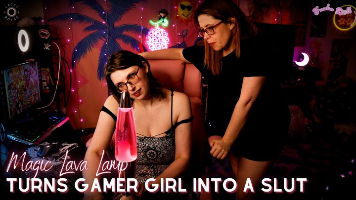 Magic Lava Lamp Turns Gamer Girl Into a Slut - MILF Lacey Royce Has Been Sent by