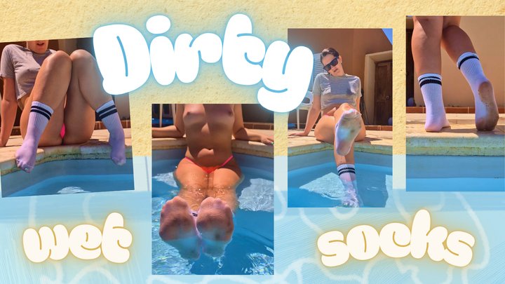 Dirty, Wet, White Socks